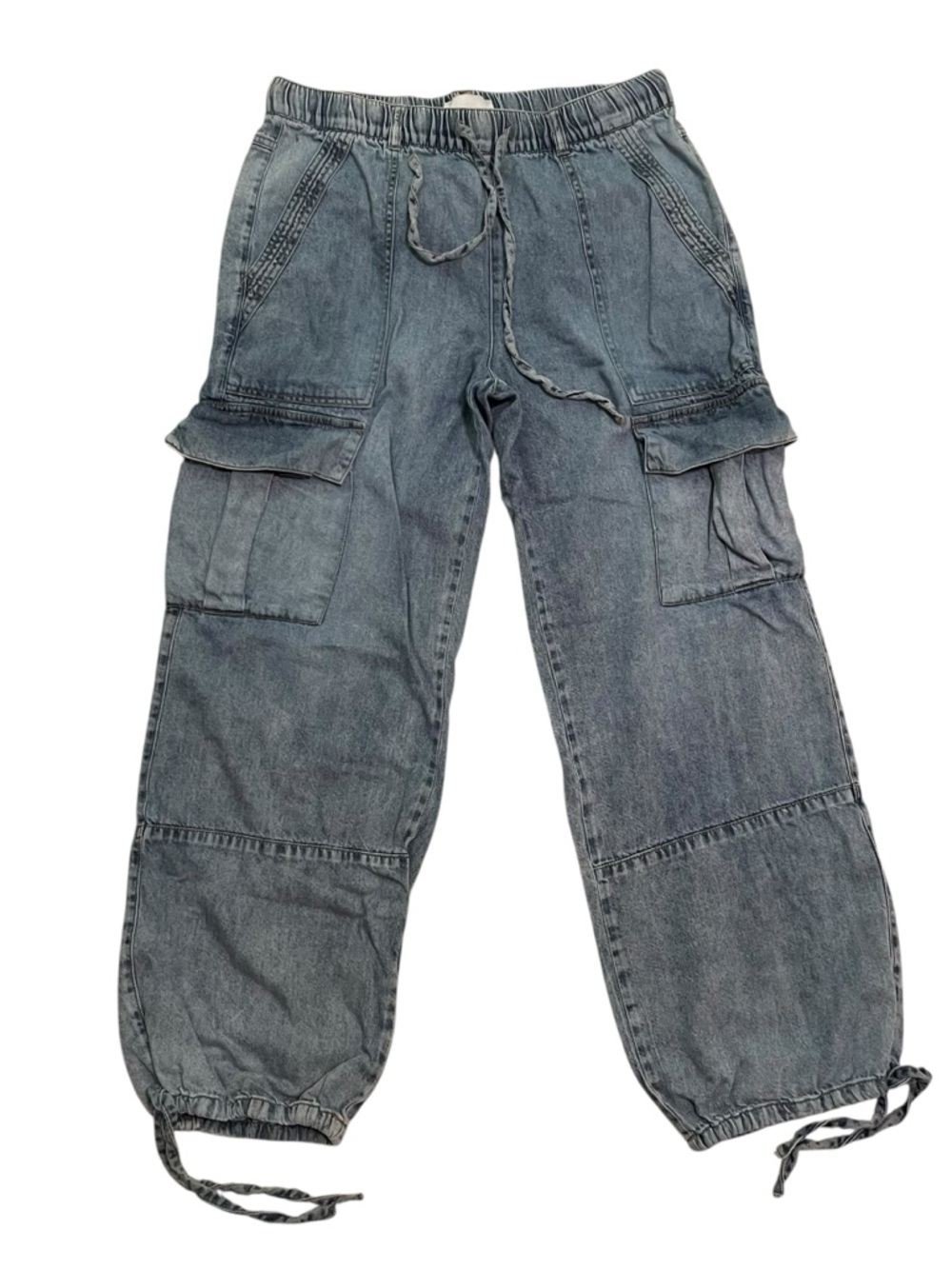 Lightweight Denim Cargo Joggers Habitual size M